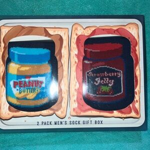 Peanut Butter & Jelly Men's Socks 2-Pack